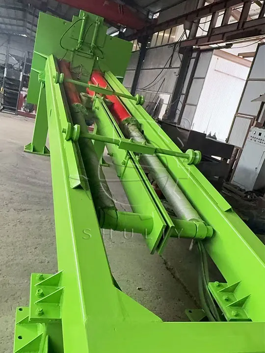Le système hydraulique du debeader de pneus