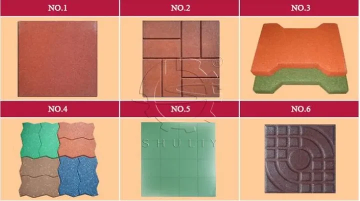 The tile style the customer wants to produce