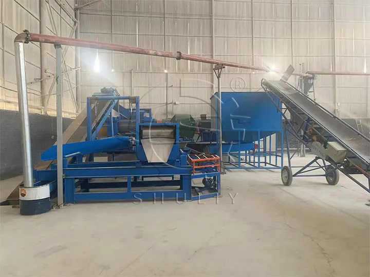 ماكينة مسحوق المطاط