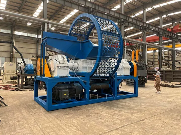 rubber tire shredder