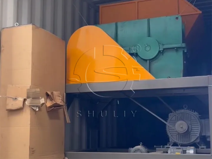 Livraison de la machine de recyclage de pneus