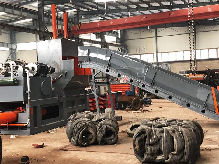 tire baling press machine