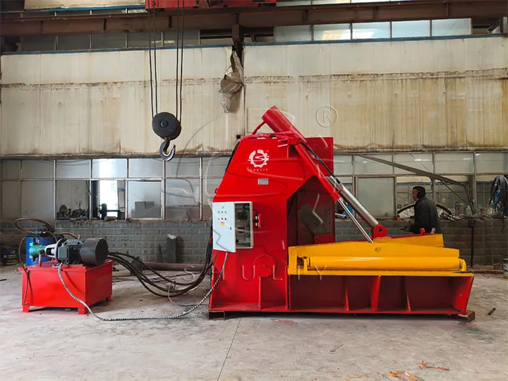 OTR tire cutting machine