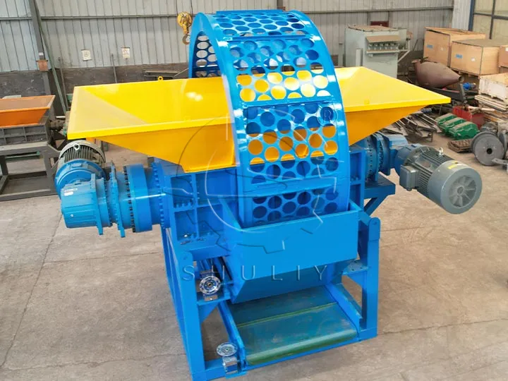 tyre shredding machine
